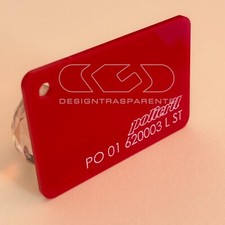 Plexiglass colorato rosso
