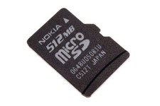 MICRO SD Nokia 512mb 512 mb x lettori MP3 cellulari smartphone navigatori GPS