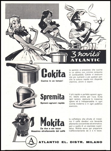 Pubblicita 1957 cokita mokita - 1957,