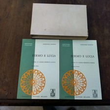 ALESSANDRO MANZONI - FERMO E LUCIA - COFANETTO 2 VOLUMI - MARZORATI 1970 - 1^ ED