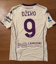Maglia Fiorentina Dzeko Match Worn Preparata Serie A 2025/2026 Bosnia Football