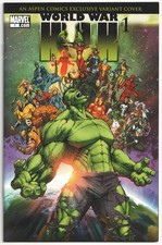 WORLD WAR HULK 1 MICHAEL TURNER ASPEN VARIANT NM+ MARVEL COMICS MOVIE