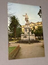 CASERTA STATUA DI LUIGI VANVITELLI - Cartolina D'epoca a Colori