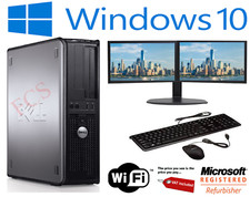 FAST DELL DUAL SCREEN PC