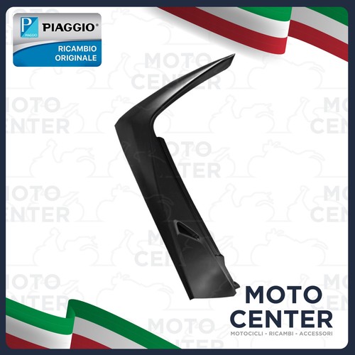 Deflettore anteriore nero - sx.,