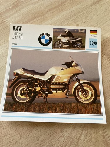 Bmw 1000 k100 - bmw, scheda