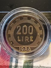 200 LIRE PROOF 1988 DA SERIE