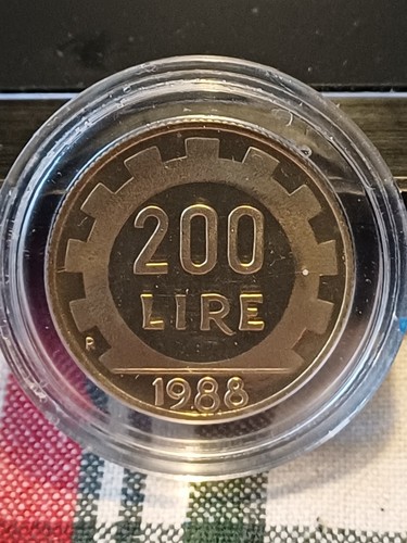 200 lire proof 1988 - 200,
