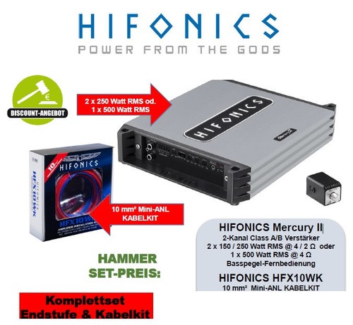 Hifonics mercury - mercury, ii