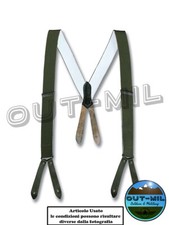 Bretelle militari Tedesche originali usate con attacco per bottoni sul pantalone