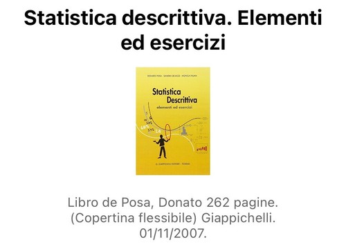 Statistica descrittiva