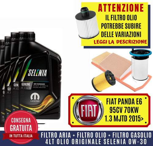 Kit tagliando fiat 500 panda - 500,
