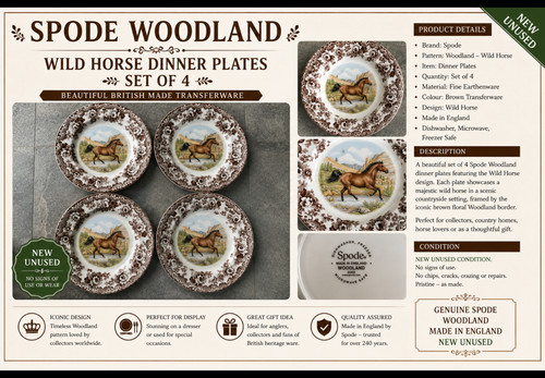 Set piatti spode woodland wild - set,