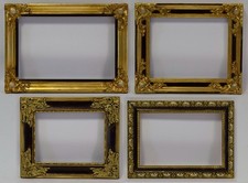 Set di 4 vecchie cornici in