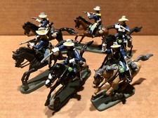 Paragon 1:32  U.S. Cavalry, Far-West painted toy soldiers Set.5