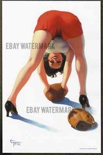 Poster pin-up autentico anni