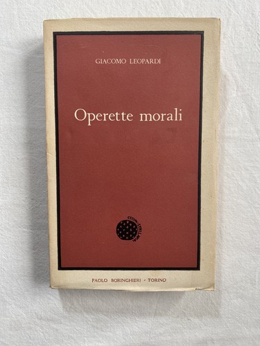 Operette morali giacomo - operette,