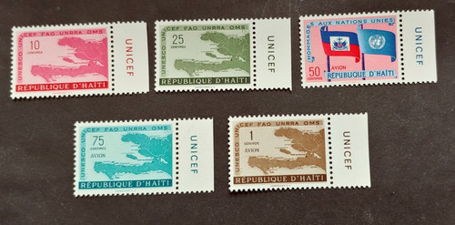 1959 haiti unicef set mnh - 1959,