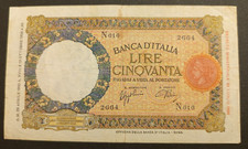 50 LIRE 29/04/1940 SPL LUPA