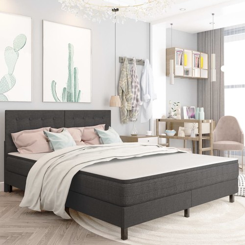 Vidaxl letto molle grigio - vidaxl, a