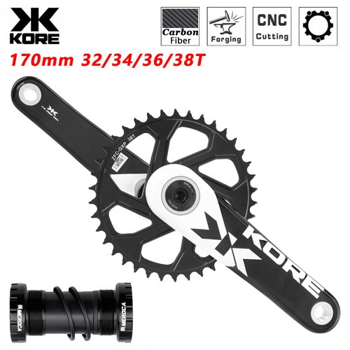 Kore mtb guarnitura carbonio - guarnitura,