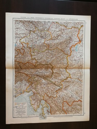 Mappa vintage pagina - mappa, 77-78