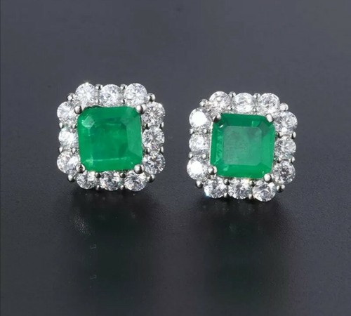 Pendientes esmeralda - pendientes,
