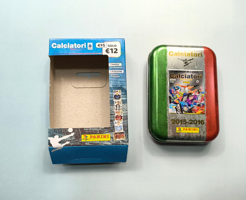 Tin box 2015 2016 - box, vuoto