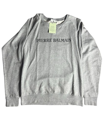 Pierre balmain felpa grigia - balmain,