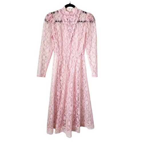 Abito midi vintage pizzo - midi,