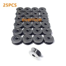 25 Pezzi Bobine in Acciaio Completamente Piatte #9033 per Pfaff 130,230,260,262,332,360,362