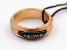 Anello Sector In Acciaio Rosè