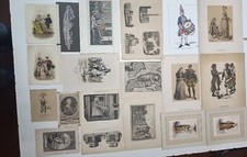 Stampe Antiche , Lotto 19 Stampe E Disegni , Stampe Varie Lotto