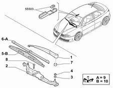 Serie spazzole originali Mopar
