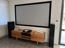 Telo per proiettore fisso da 100'' OFFERTA - Telaio rigido - colore grigio