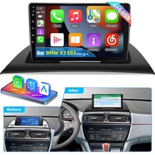 Per BMW X3 E83 2004-2012 Android 14 GPS Navi Autoradio Carplay BT WIFI RDS 4+64G