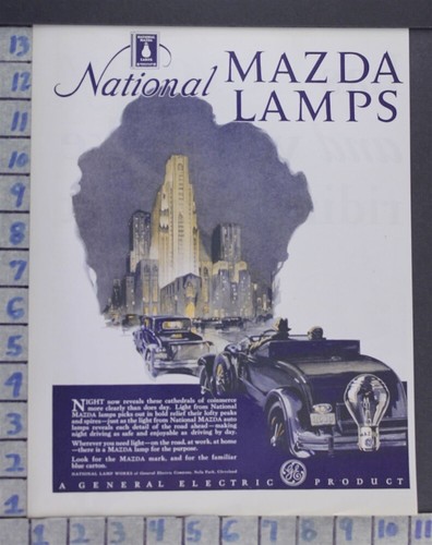 1928 lampada nazionale mazda - nazionale,