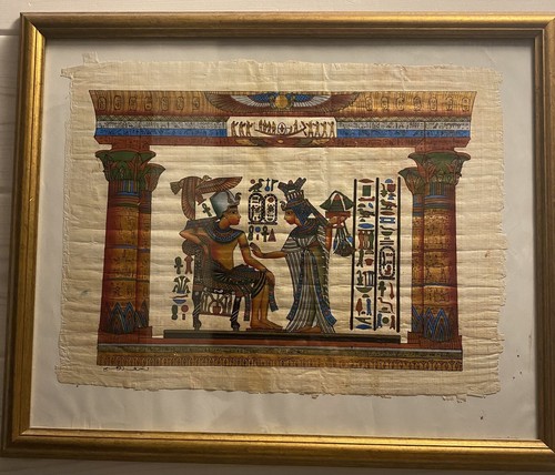 Papiro originale egizio - papiro,