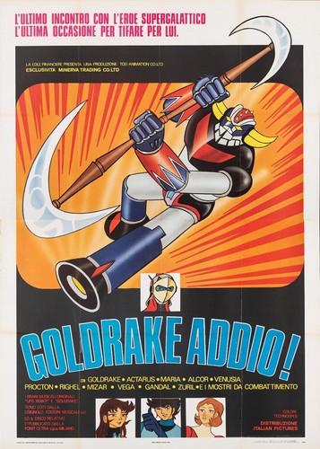 Goldrake addio poster manga - poster,