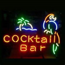 Cocktail Bar Parrot Palm Tree