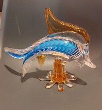 Pesce Delfino In Vetro Di