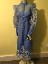 Abito midi Karen Millen tessuto taglia 16 Petite