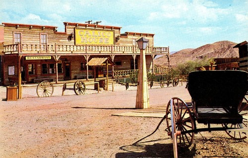 Calico ghost town street - town,