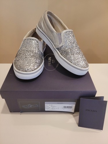 Prada white and silver - , glitter