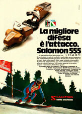 La miglior difesa è l'attacco Salomon 555 equipe. Advertising 1976