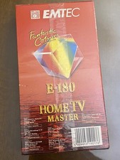 Videocassetta VHS BASF EMTEC HOME TV MASTER E-180