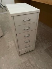 Cassettiera a rotelle con 6 cassetti in metallo armadio mobile per ufficio 