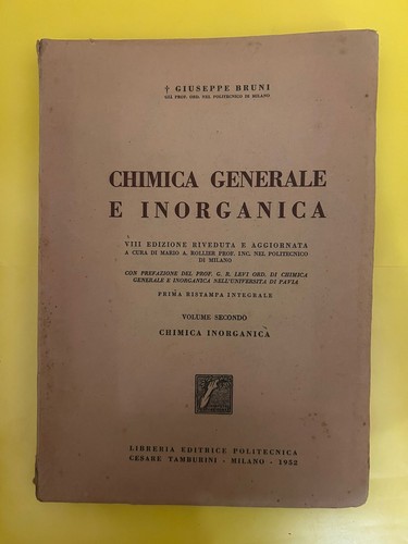 Chimica generale inorganica - generale,