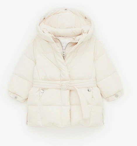 Cappotto imbottito con cintura