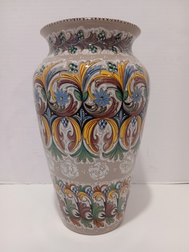 Vaso ceramica dipinto mano - dipinto, a